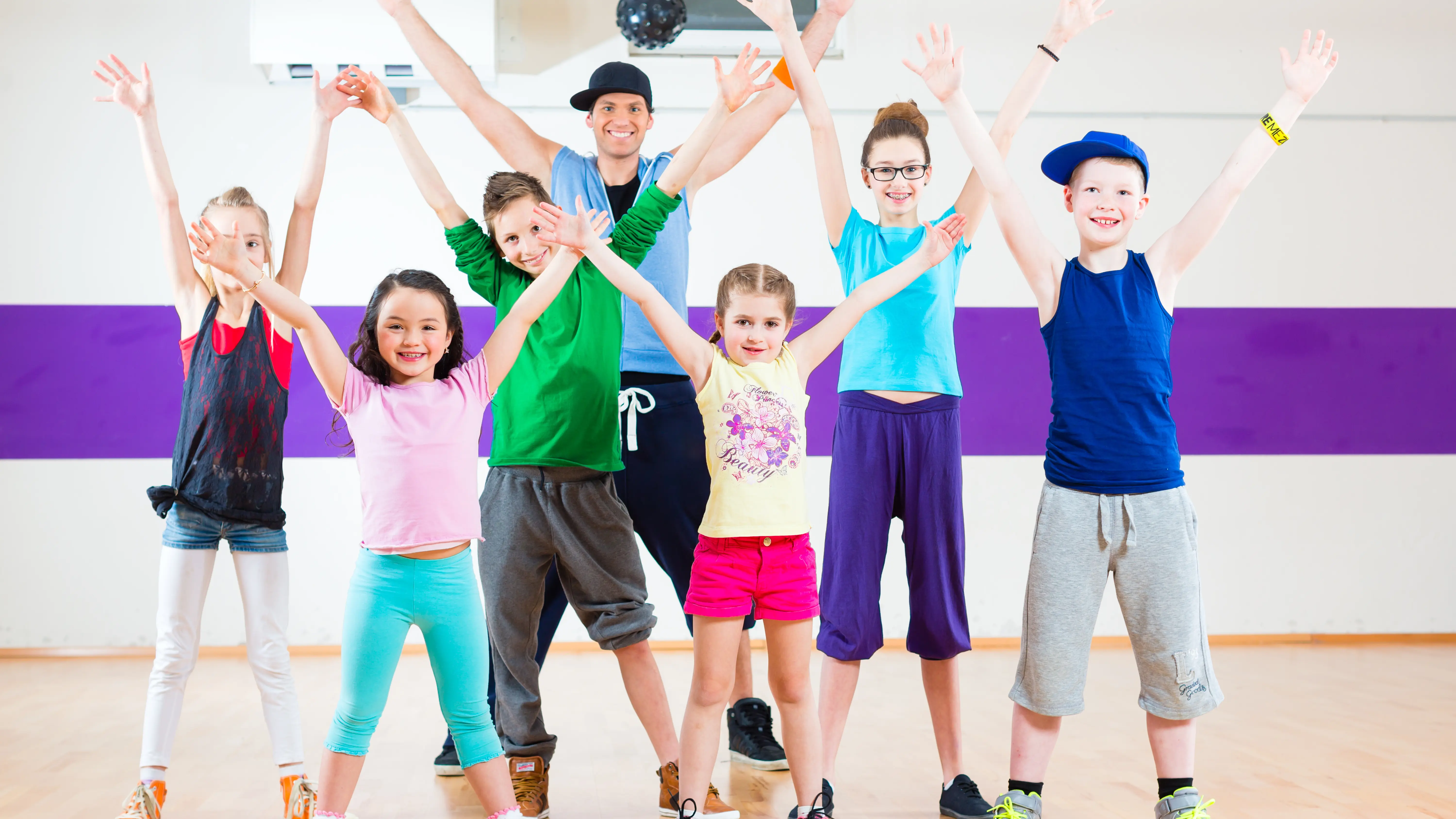 Zumba image for teacher and kid