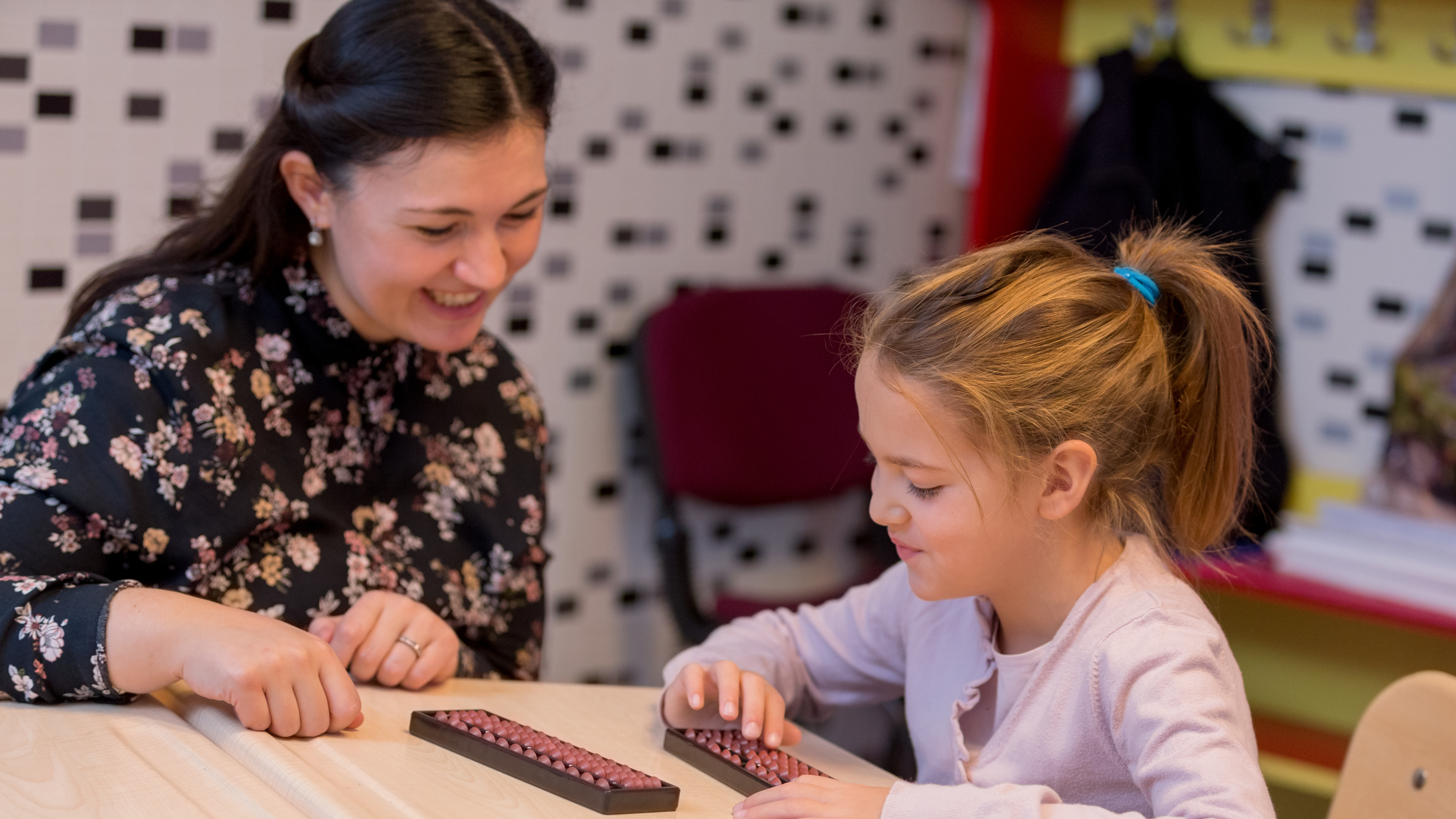 Abacus image for teacher and kid